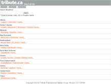 Tablet Screenshot of m.tribute.ca